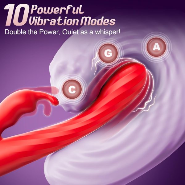 90° Bendable Rabbit Vibrator by Vibebliss