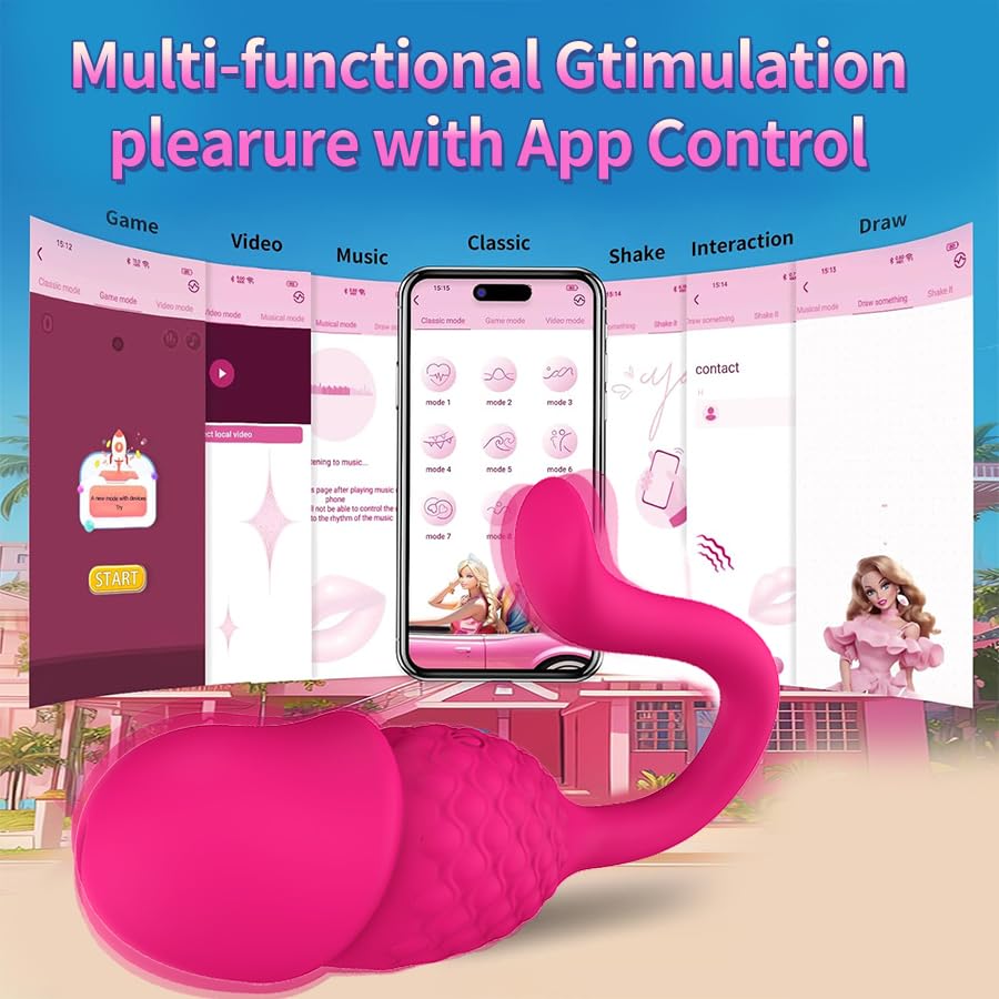 Vibrator Sex Toys Dildo App Control Long Distance Wearable Egg Vibrators & 10 Modes Powerful Butt Plug Clitoral Stimulator Couples Sex Toys4couples Men & Women Adult Toys Waterproof Anal Plug - Image 4