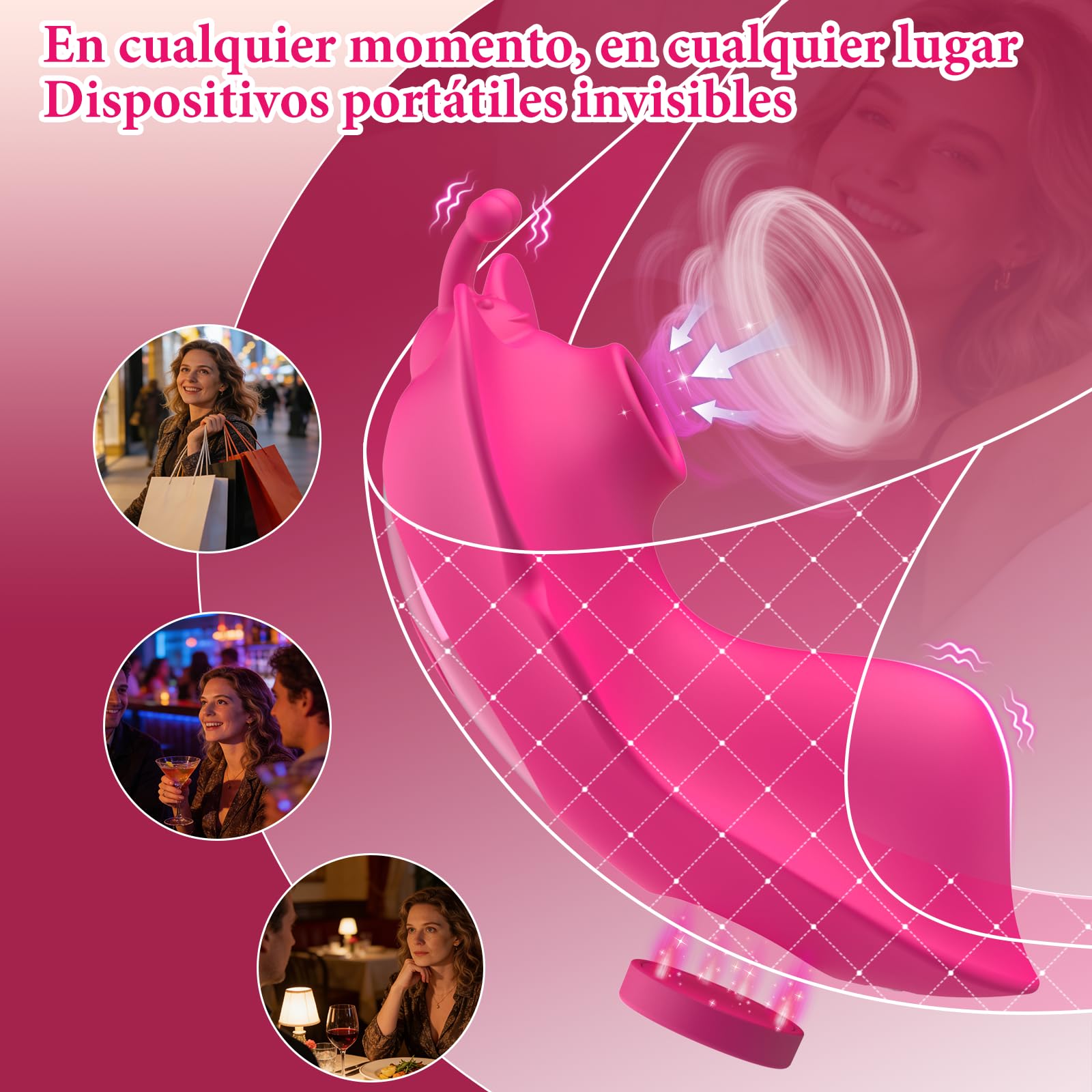Vibradorador Mujer Juguetes Eróticos con App Control Remoto,Juguetes Eróticos para Pareja Sexuales con 9x9 Modos,Consoladores.. para Mujer con Vibración con Vibradorador Succionador Clítoris y Punto G - Image 11