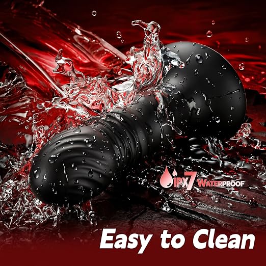 KUSHOR Thrusting Butt Plug Prostate Massager Sex Toys for Men, Remote Control Anal Plug & G Spot Vibrator, Anal Dildo with 9 Vibrating and Thrusting, Male Sex Toys with Strong Suction Cup - Image 2